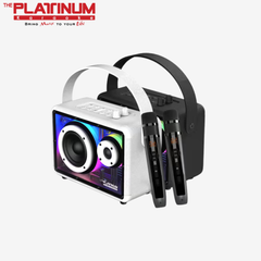 Platinum APOLLO PRO Portable Party Speaker with UHF Wireless Microphone | Bluetooth 5.3, 80W Output, and RGB Lighting PTHM530