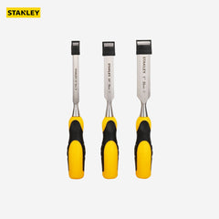 Stanley 3pcs Wood Carving Hand Chisel Set (DYNAGRIP) 16-285