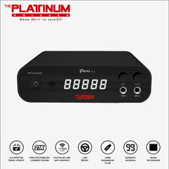 Platinum Piano V1.6 Karaoke Player | Portable HD Karaoke System with 23K Licensed Songs, Micro SD Storage & App Support