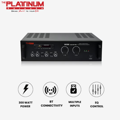 Platinum BOSS MA-400 PRO Professional Stereo Amplifier | 2100W Max Power, Bluetooth & Dual Mic Inputs