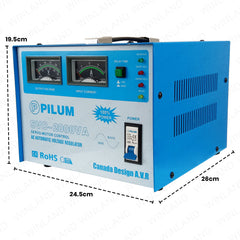 PILUM by Winland Servo Motor AC AVR 100% Efficiency 2000W Automatic Voltage Regulator PLSVC-2000VA