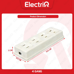 Electriq Surface Type Triple / Quadruple Convenience Outlet