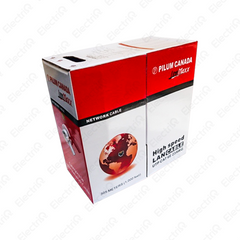 Electriq l Pilum High Speed LAN / Network Cable 305 Meters UTP CAT6e 23AWG (Gray)