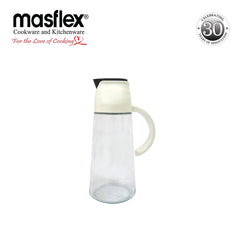 Masflex 630 ml Capacity Glass Cooking Oil Sauce Can Dispenser Bottle w/ Non-drip Spout Modern and Unique Design QM-0009 *WINLAND*