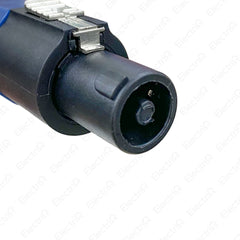 Electriq l 5 Meters Transparent Speaker Cable 2C 16 AWG with Anti-Slip Speakon Connector