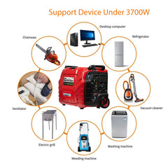 NEWSTAR by Winland Smart Inverter Generator 4.2KW Max/ 13L/ 10A,8A / 212cm Displacement NIG-4500SE