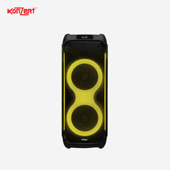 Konzert 2 x 10" Party Speaker System w/ Bluetooth+TWS, USB/microSD, Aux-in,FM Radio-6500W