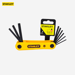 Stanley 9pcs Portable Pocket Hex Key | F/UPS Hex Key Set 5/64-1/4" 69-259