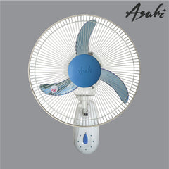 ASAHI Original 16 inch Wall Fan | Electric Fan 3 Speed Setting WF-627 w/ Free 5w Bulb