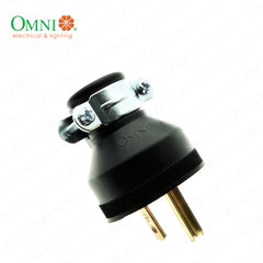 Omni by Winland Heavy Duty Parallel Plug with Grounding 15A 250V~ WPR-003