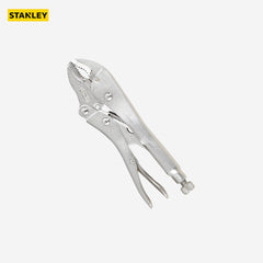 Stanley Chrome Plated Rust Resistant Vise Grip Curved Locking Pliers 7 inc 84-368