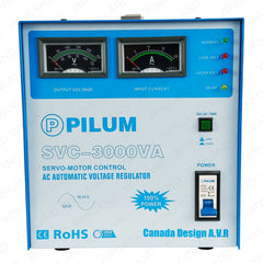 PILUM by Winland Servo Motor AC AVR 100% Efficiency 3000W Automatic Voltage Regulator PLSVC-3000VA