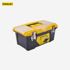 Stanley Plastic Tool Box 16 inch Tool Case Storage Jumbo w/ Pull Out Organizer 92-905-37