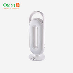 Omni Portable Rechargeable Emergency Flash Light w/ Night Light - AEL-T60
