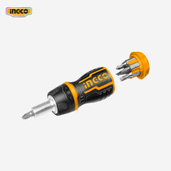 Ingco Ingco 8 IN 1 Stubby Ratchet Screwdriver Set AKISDS1728 ING-HT