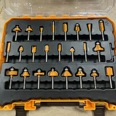 24PCS/SET 1/2inches-1/4inches Router Bits Set Shank for Wood ING-AC