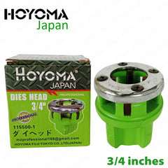 Hoyoma Japan Professional Dies Head for Pipe Threader Threading 1 inches-3/4 inches