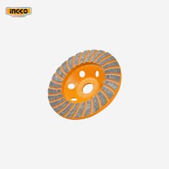 Ingco Diamond Cup Wheels Turbo Row 100x16mm | 100mm (4") CGW011002