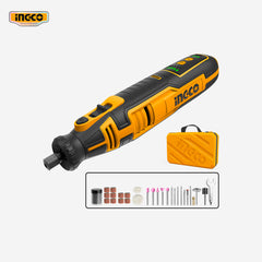 Ingco Ingco Lithium-Ion Cordless Grinder with 67pcs Accessories 8V CMGLI0801 ING-CT