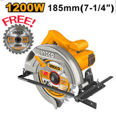 Ingco Industrial Circular Saw Power Tools w/ FREE Blade ING-PT