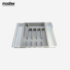 Masflex Expandable Cutlery Drawer Storage Rack Kitchen Tray Spoon Knife Fork Organizer