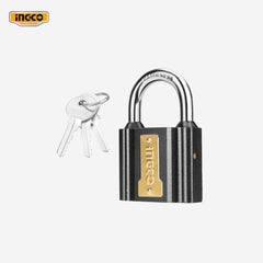 Ingco Ingco Iron Padlock 32mm to 50mm with Brass Lock Cylinder and 3 Iron Keys ING-HT