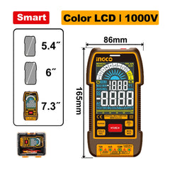 TRUR RMS 9999 counts Digital Multimeter Multi Tester DM110004 ING-MT