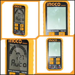 Ingco LCD Digital Multimeter 600V/60Mohm/60mF/600mA DM6001