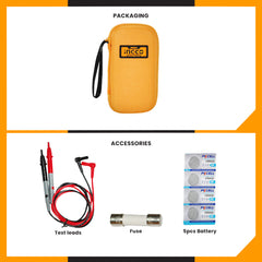Ingco LCD Digital Multimeter 600V/60Mohm/60mF/600mA DM6001