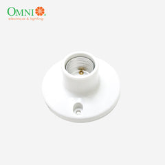 Omni E27 Ceiling Bulb Light Receptacle 3 1/2" Diameter with screw E27-030