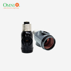 Omni E27-702 Keyless Current Tap Lamp Socket 3A | 250VAC E27-702