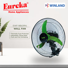 Eureka 18inches(457mm) Wall Fan / Electric Fan EIWF-18B
