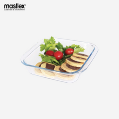 Masflex Square Borosilicate Glass Bakeware 1.1L FE-11L