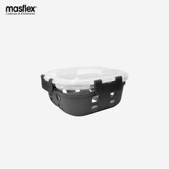 Masflex Delight Square Borosilicate Glass Food Container Set with LID