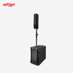 Konzert 12inch Subwoofer | 4"x3/3"x1 Colunm Speaker w/ Bluetooth, USB Slot, Mic & Line In