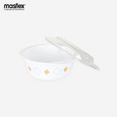 Masflex 1.5L Printed Casserole with Glass Lid GB-OC1500