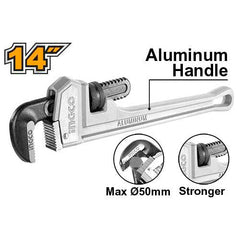 Ingco Pipe Wrench 14 Inch Aluminum Handle HALPW0114