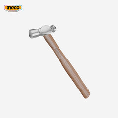 Ingco Wooden Ballpein Hammer 24oz No.45 Carbon Steel HBPH04024