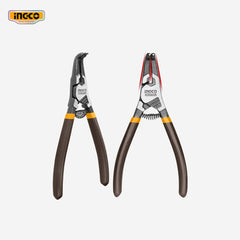 Ingco Ingco 7inch/180mm Circlip Pliers Bent Head External HCCP261802 ING-HT