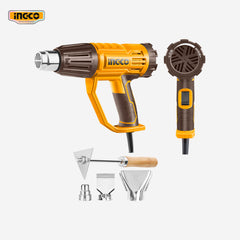 Ingco Ingco Heat Gun 2000W with 3 pcs Nozzle and 1 Scraper HG200047 ING-PT