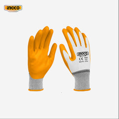 Ingco Nitrile Oil Resistant Rubber Safety Gloves HGNG04