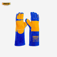 Ingco Ingco Professional Full Protection 16inch Welding Leather Gloves HGVW04 ING-HT