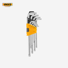 Ingco Industrial 9 Pcs/Set Torx Key Cr-V HHK13091