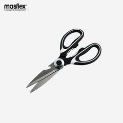 Masflex Stainless Steel Kitchen Scissors with Built-in Bottle Opener HI-462