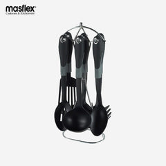 Masflex 6 Pieces Nylon Utensil Set with Stand HI-7622A