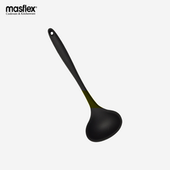 Masflex Silicone Soup Ladle L 28.5 cm x W 9 cm Made of Silicone & Nylon HI-970