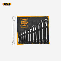 Ingco Industrial 12Pcs Offset Ring Spanner Set 6-32mm HKSPA3142