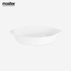 Masflex 10.5inches Oval Porcelain Bakeware 1.15Liters HN-027