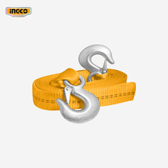 Ingco Tow Strap 2T 5.8M Car Towing Strap Rope Car Pulling Rope with Iron Hooks HTS0206
