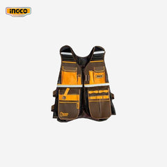 Ingco Ingco Tool Vest | Safety Vest Max.(3KG) 17 Pockets 48 x 60 x 3cm HTVT09028 ING-HT